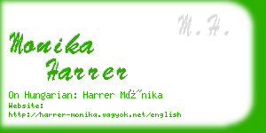 monika harrer business card